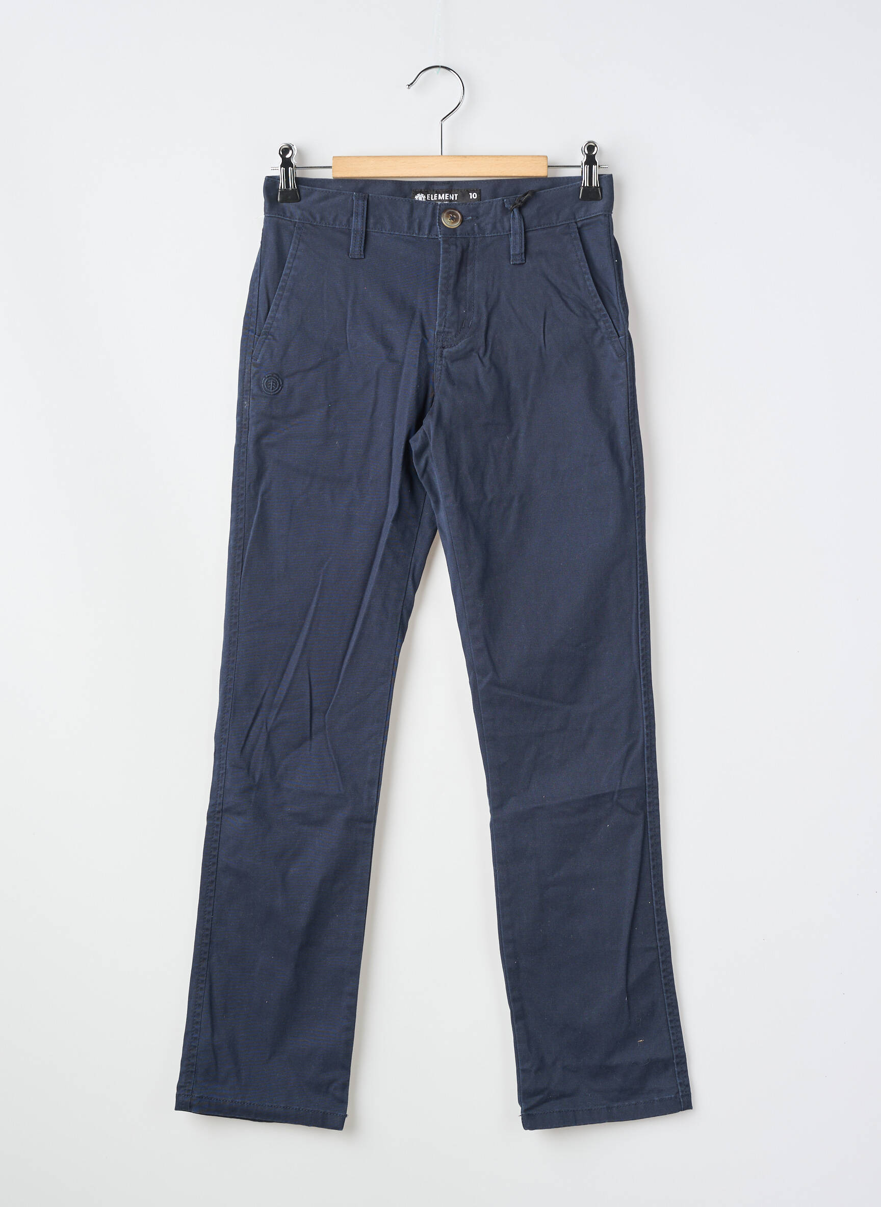 Pantalon chino croială dreaptă albastru ELEMENT băiat