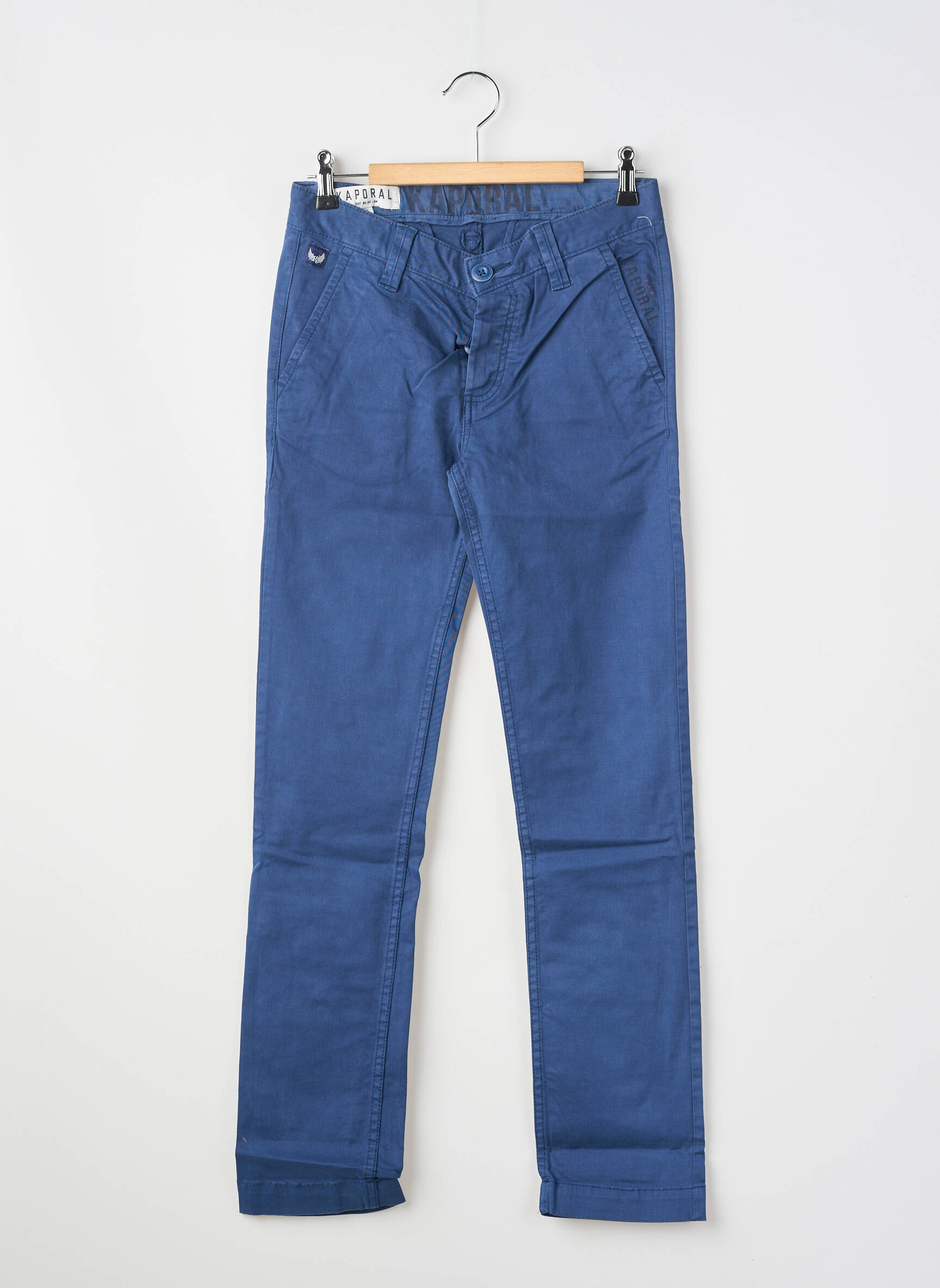 Pantalon chino buzunare albastru KAPORAL băiat
