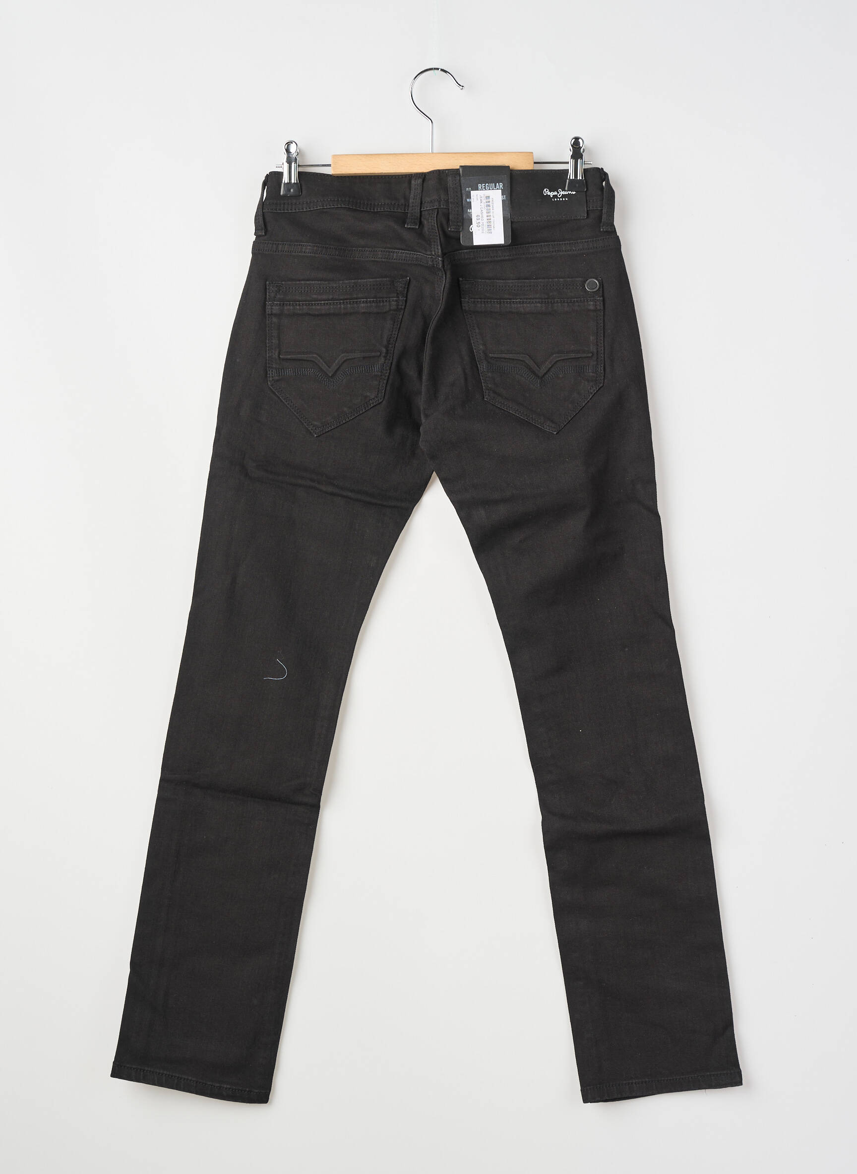 Blugi cu croială slim buzunare negru PEPE JEANS băiat