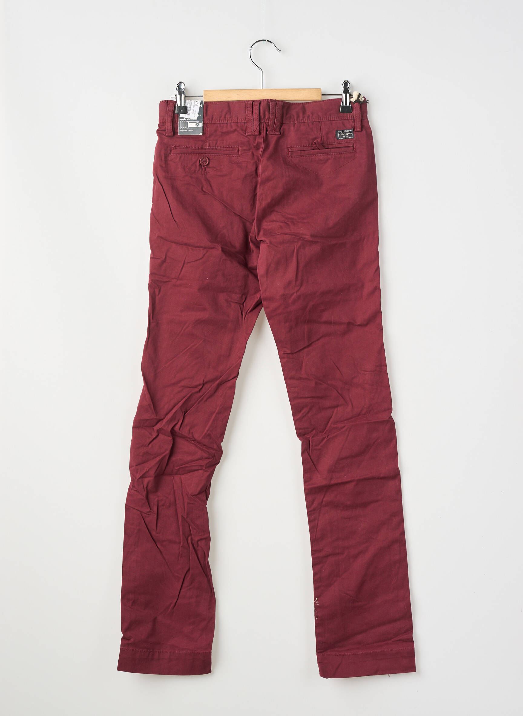 Pantalon chino buzunare roșu TEDDY SMITH băiat