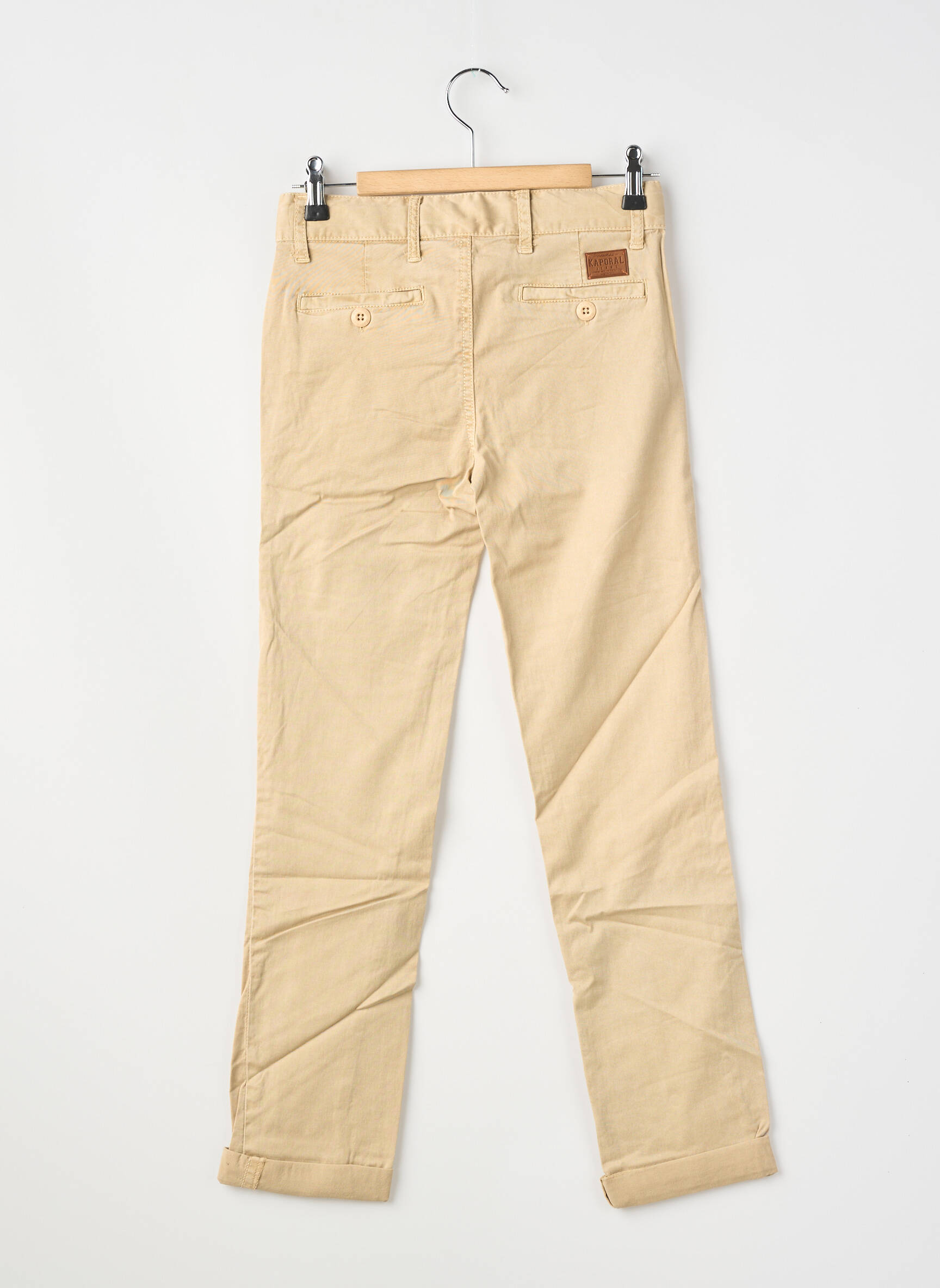 Pantalon chino buzunare bej KAPORAL băiat