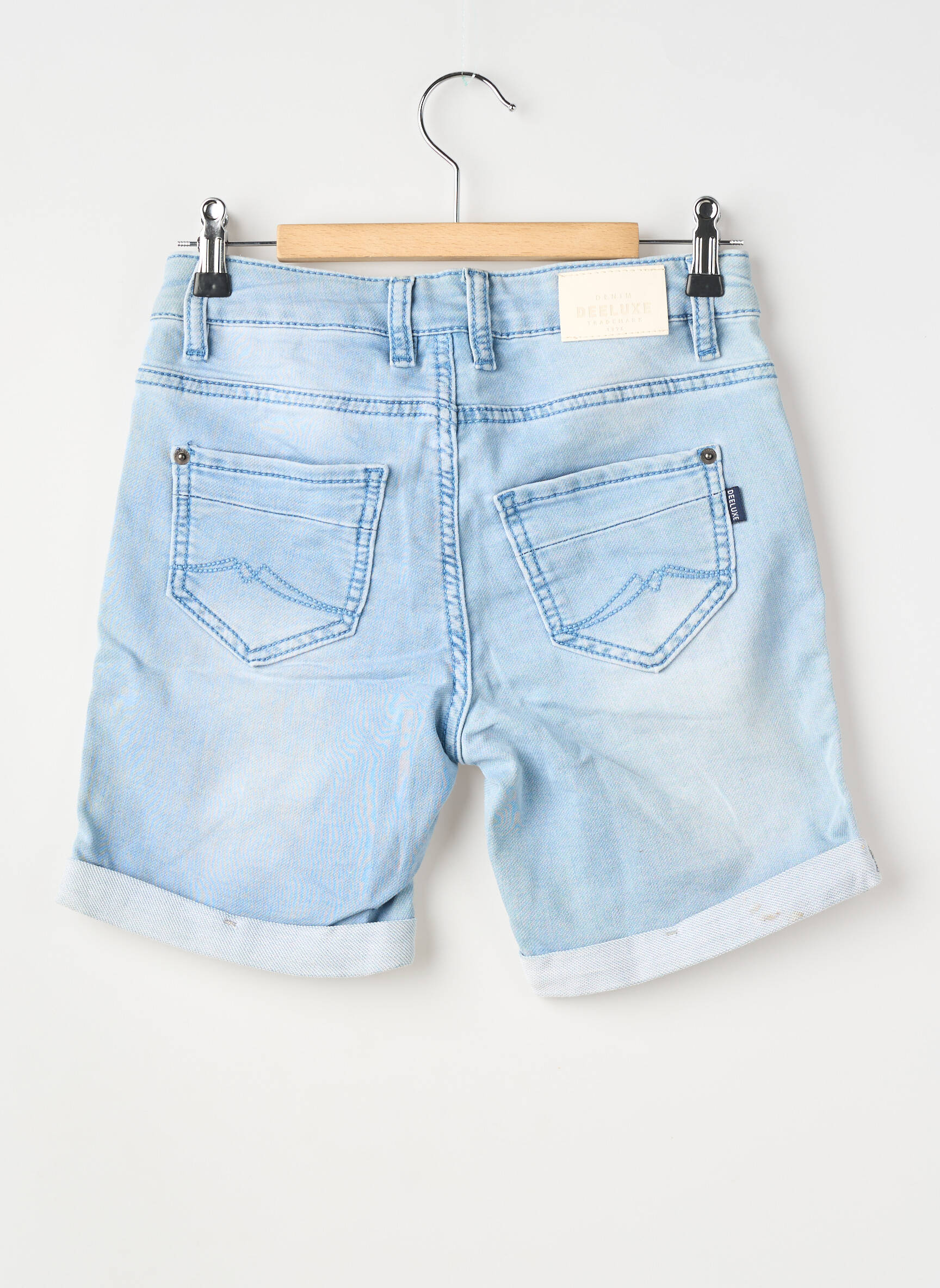 Bermudă țesătură denim mărime reglabilă albastru DEELUXE băiat