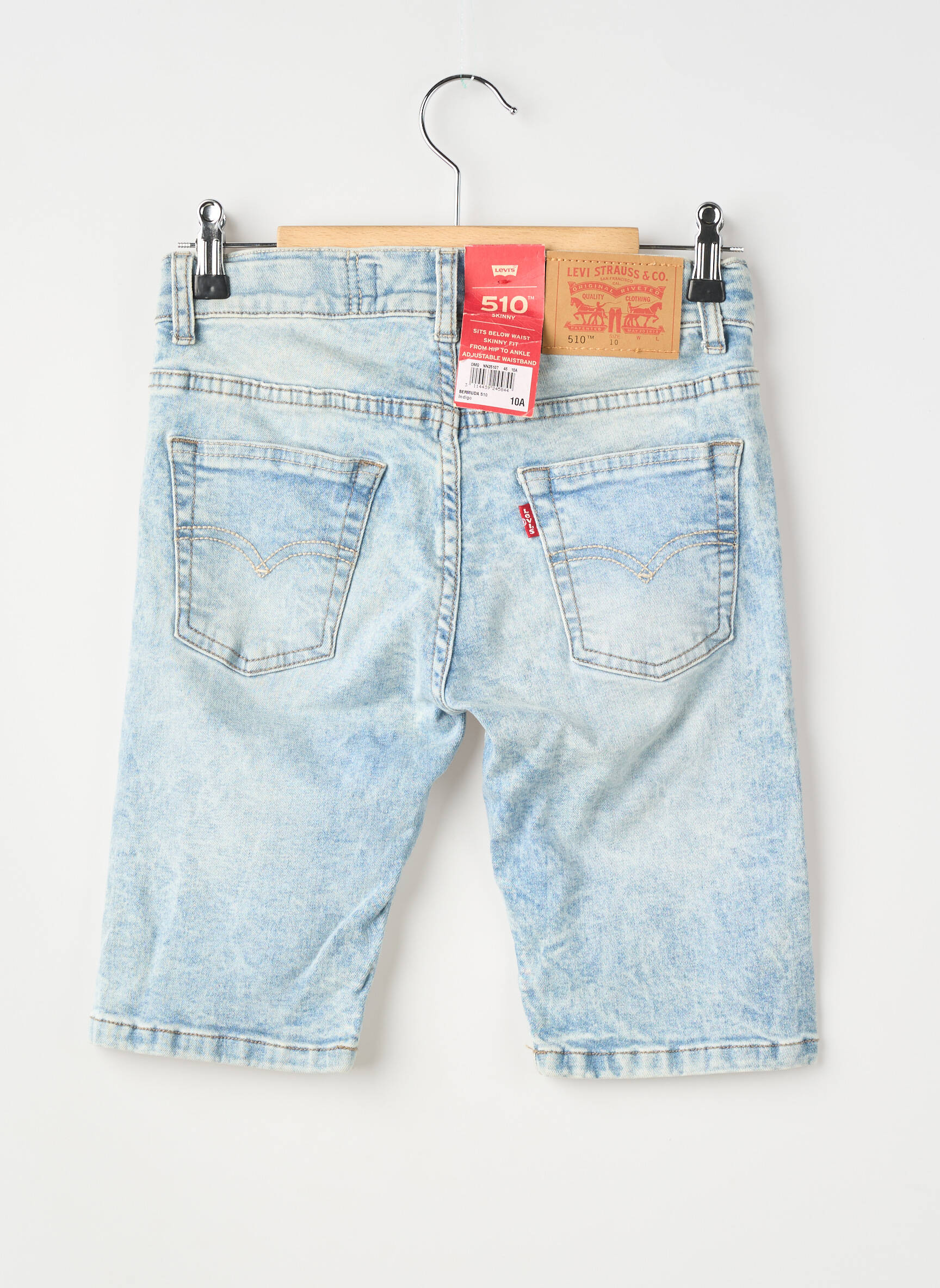 Bermudă țesătură denim mărime reglabilă albastru LEVI'S băiat