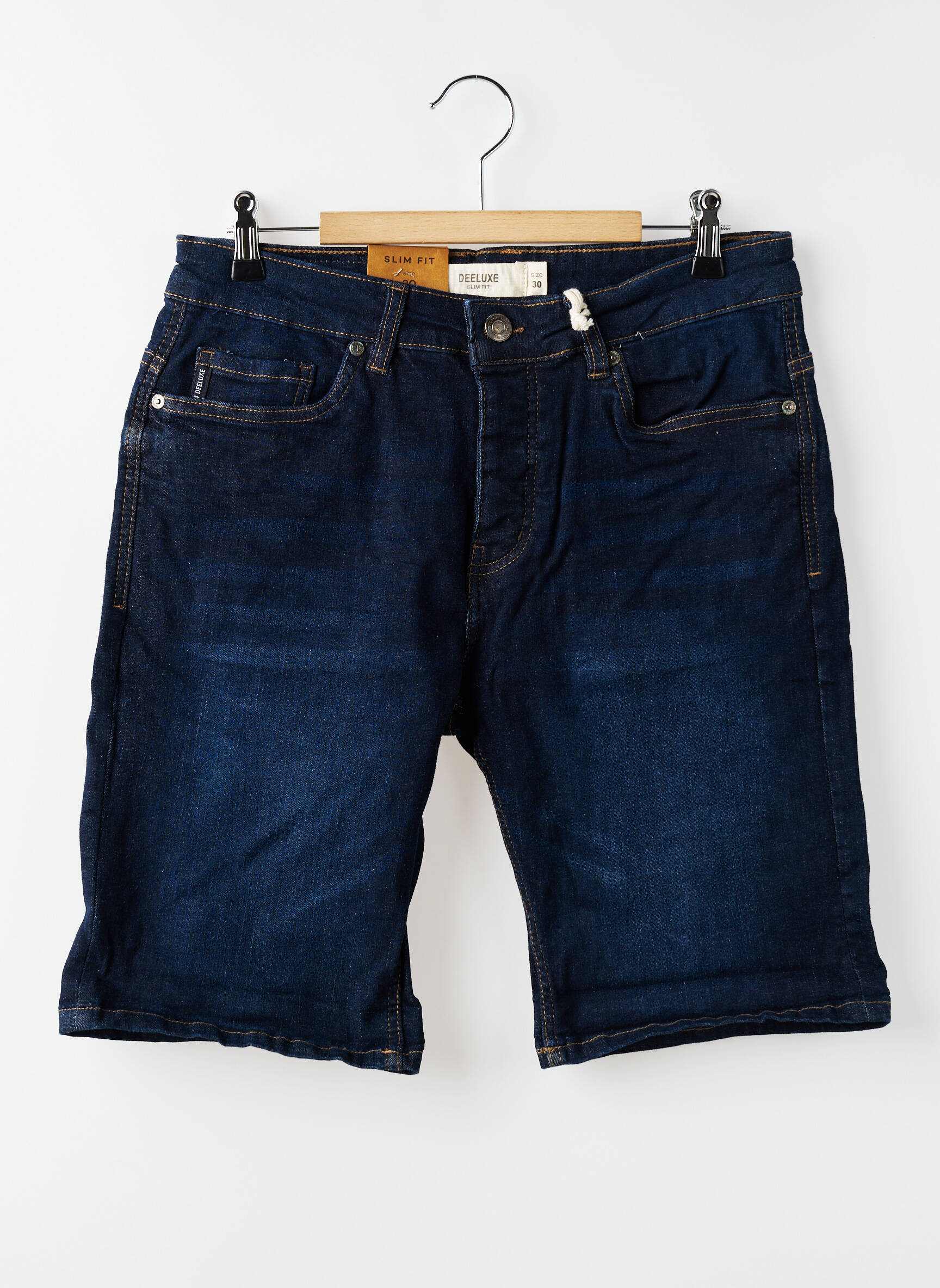 Bermudă țesătură denim mărime normală albastru DEELUXE bărbat