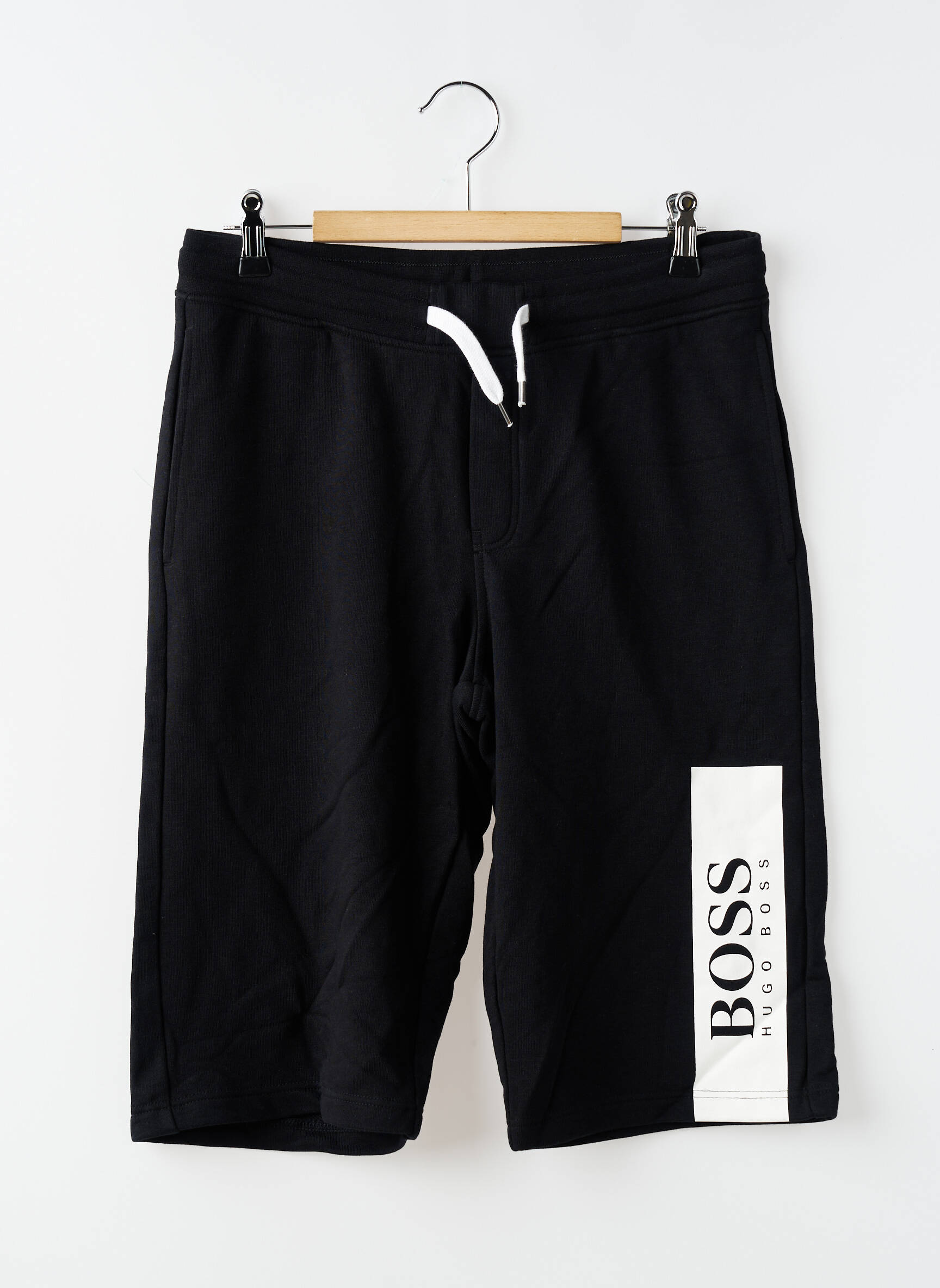 Bermudă talie elastică talie elastică negru HUGO BOSS băiat