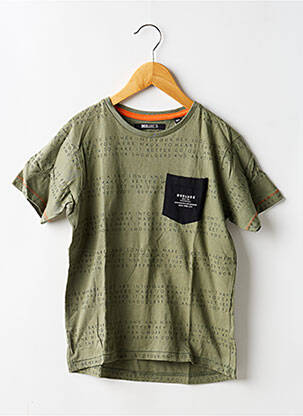 Tricou elasticitate mâneci scurte verde DEELUXE băiat