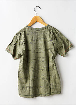 Tricou elasticitate mâneci scurte verde DEELUXE băiat