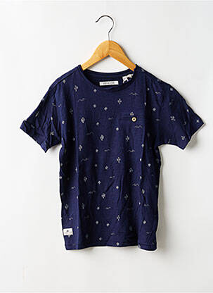 Tricou țesătură jersey mâneci scurte albastru DEELUXE băiat