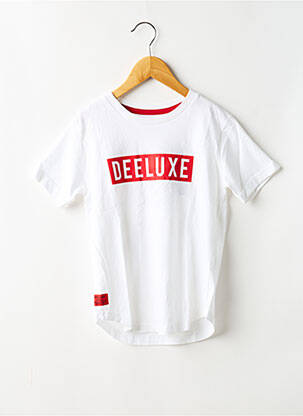 Tricou elasticitate mâneci scurte alb DEELUXE băiat