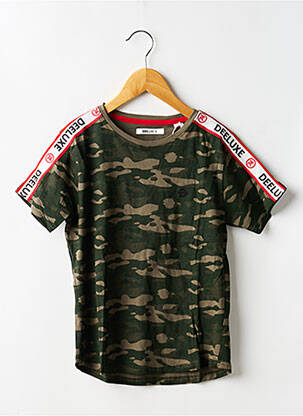 Tricou elasticitate mâneci scurte verde DEELUXE băiat