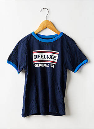 Tricou elasticitate mâneci scurte albastru DEELUXE băiat