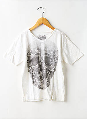 Tricou elasticitate mâneci scurte bej BIAGGIO băiat