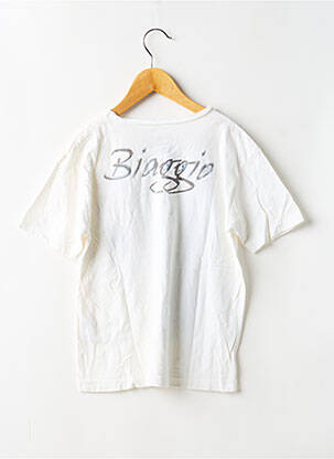 Tricou elasticitate mâneci scurte bej BIAGGIO băiat
