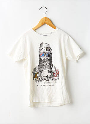 Tricou elasticitate mâneci scurte bej DEELUXE băiat