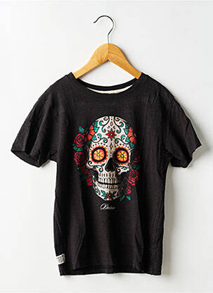 Tricou elasticitate mâneci scurte negru DEELUXE băiat