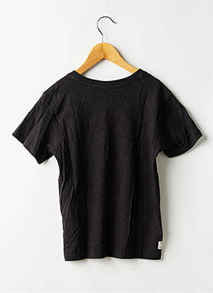 Tricou elasticitate mâneci scurte negru DEELUXE băiat