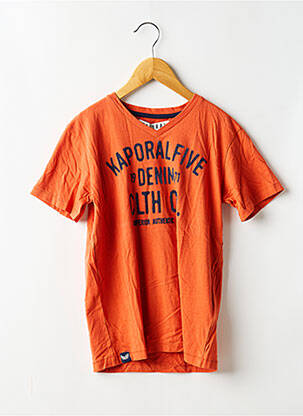 Tricou elasticitate mâneci scurte portocalie KAPORAL băiat