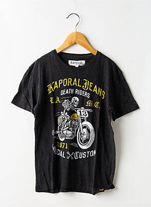 Tricou elasticitate mâneci scurte gri KAPORAL băiat