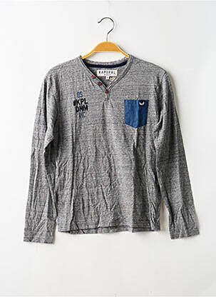 Tricou mâneci lungi mâneci lungi gri KAPORAL băiat