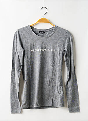Tricou mâneci lungi mâneci lungi gri EMPORIO ARMANI băiat