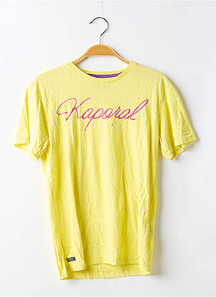 Tricou elasticitate mâneci scurte galben KAPORAL băiat