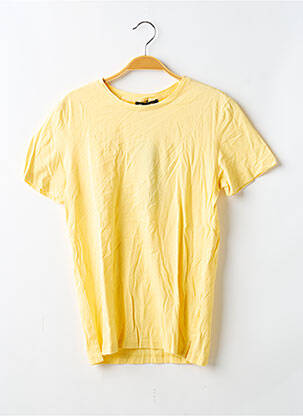 Tricou elasticitate mâneci scurte galben UNIPLAY bărbat