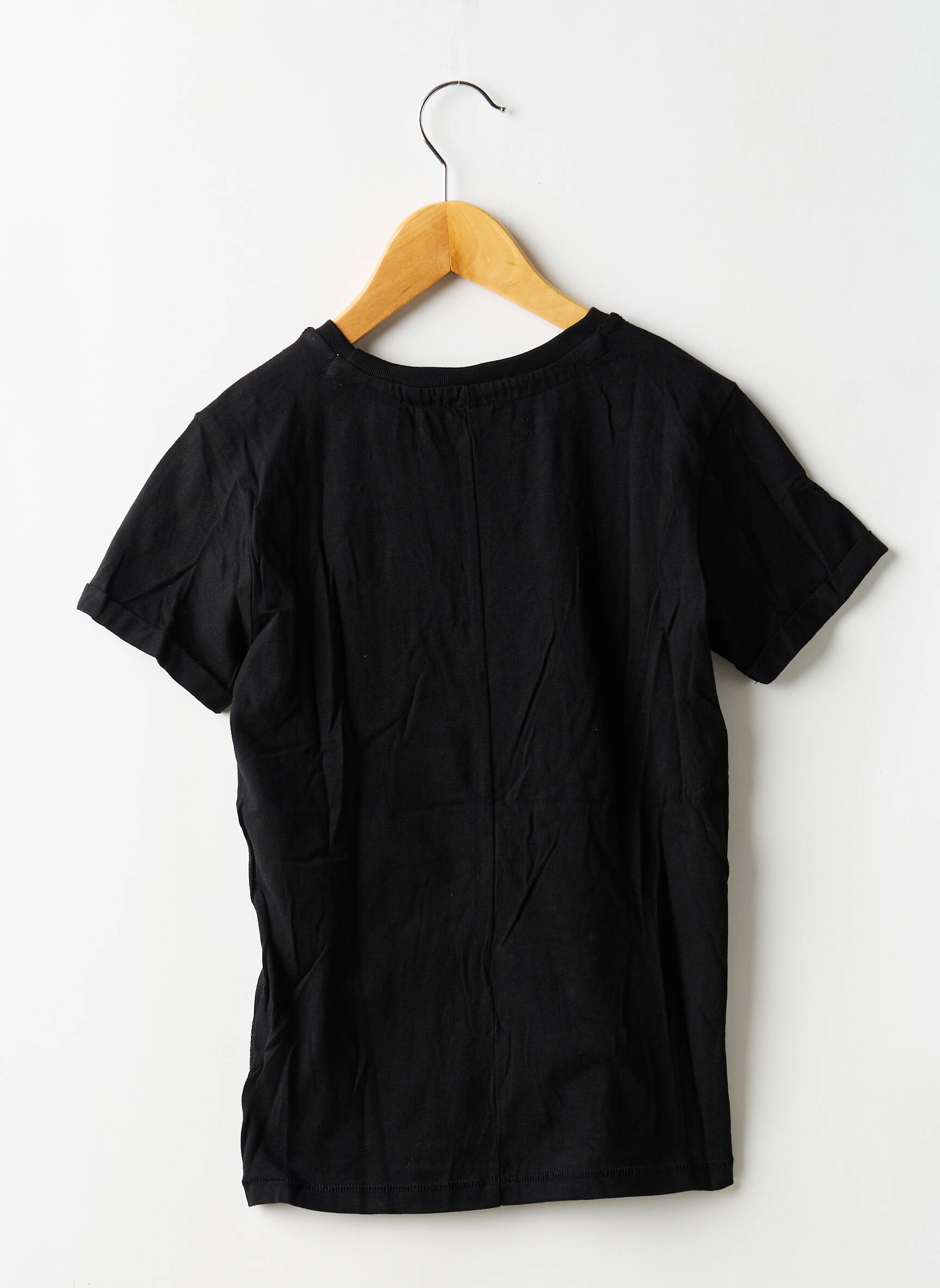Tricou elasticitate mâneci scurte negru DEELUXE băiat
