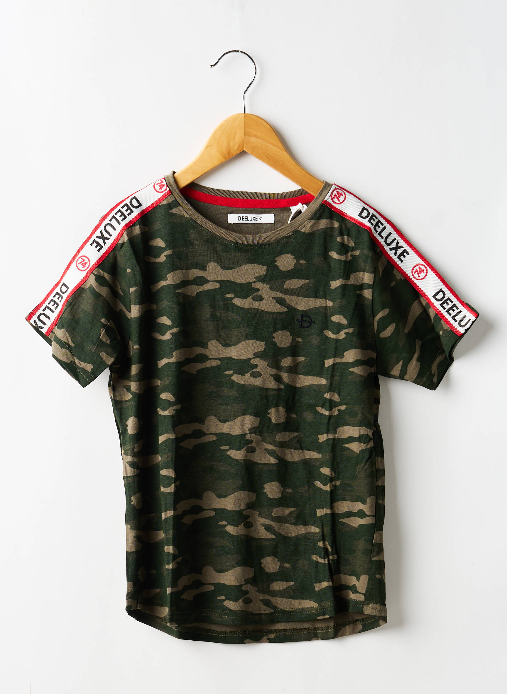 Tricou elasticitate mâneci scurte verde DEELUXE băiat