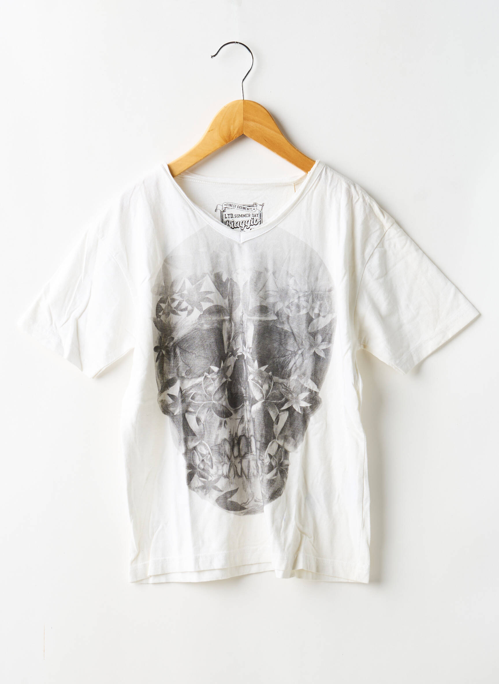 Tricou elasticitate mâneci scurte bej BIAGGIO băiat