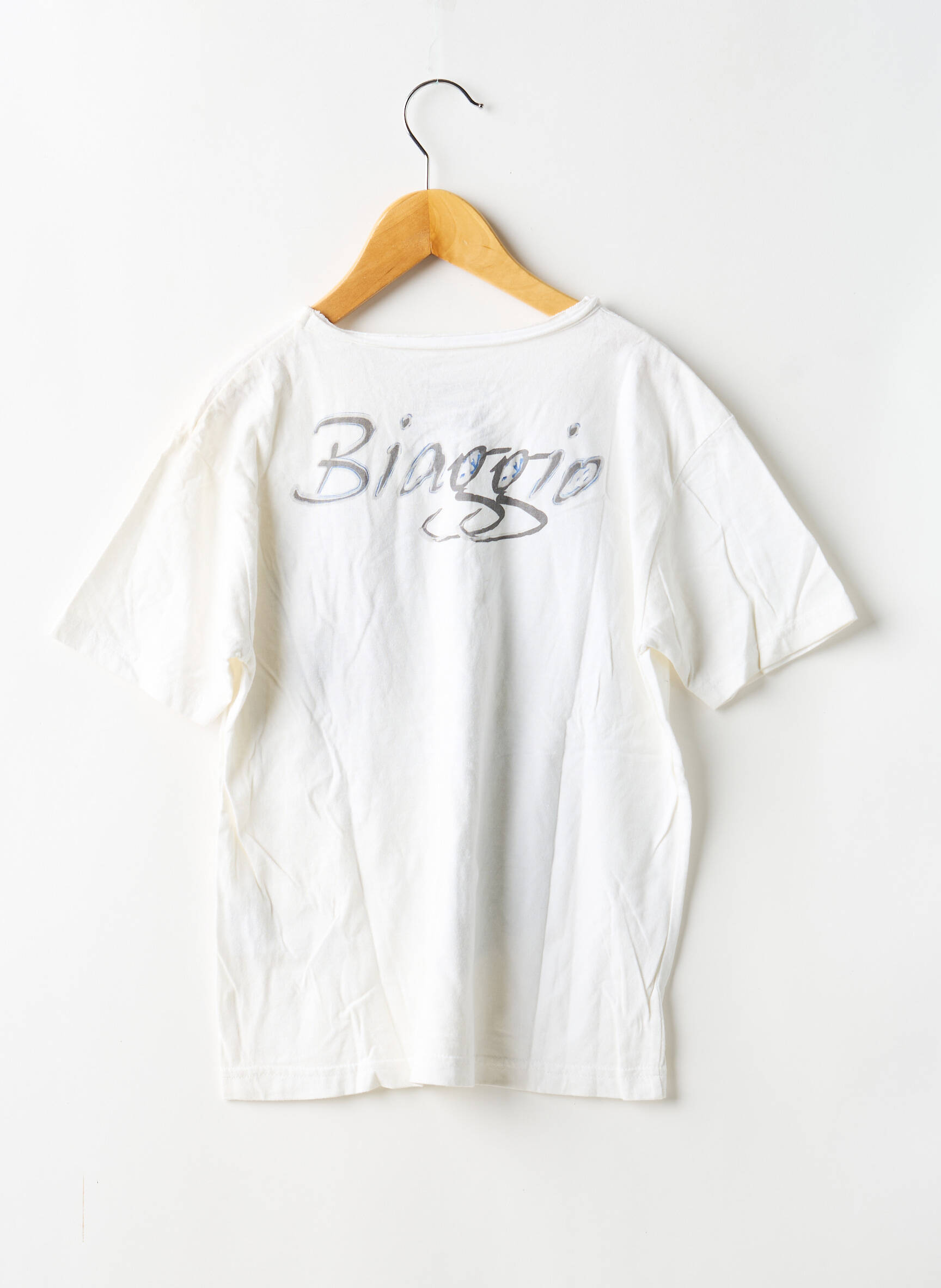 Tricou elasticitate mâneci scurte bej BIAGGIO băiat
