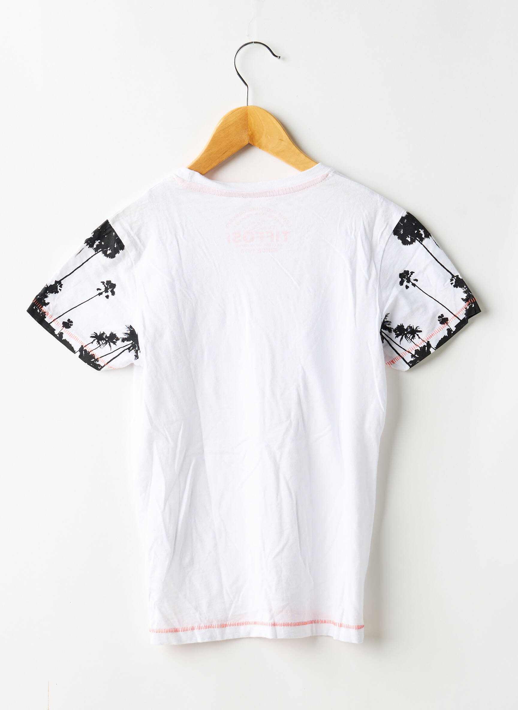 Tricou elasticitate mâneci scurte alb TIFFOSI băiat
