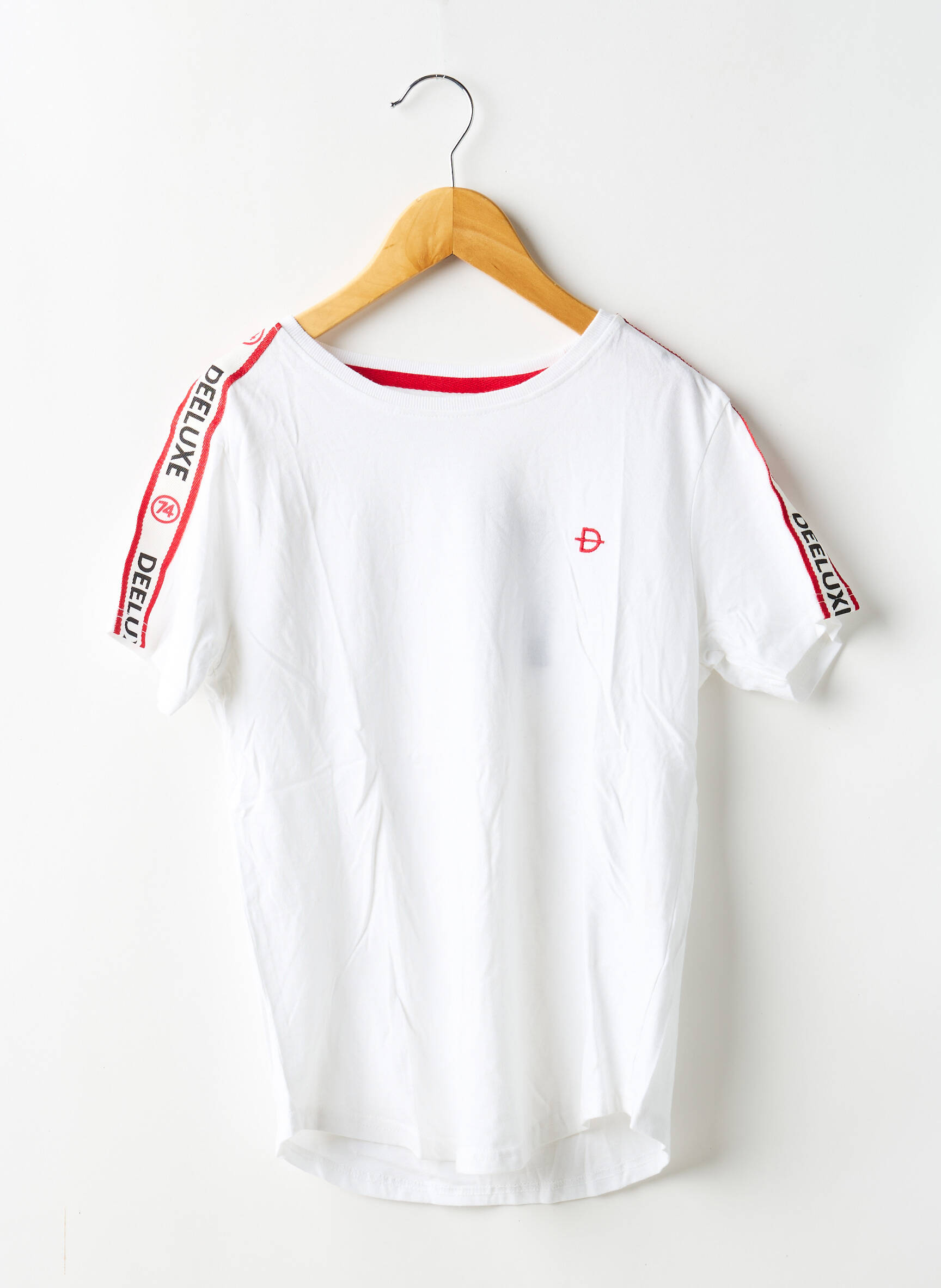Tricou elasticitate mâneci scurte alb DEELUXE băiat