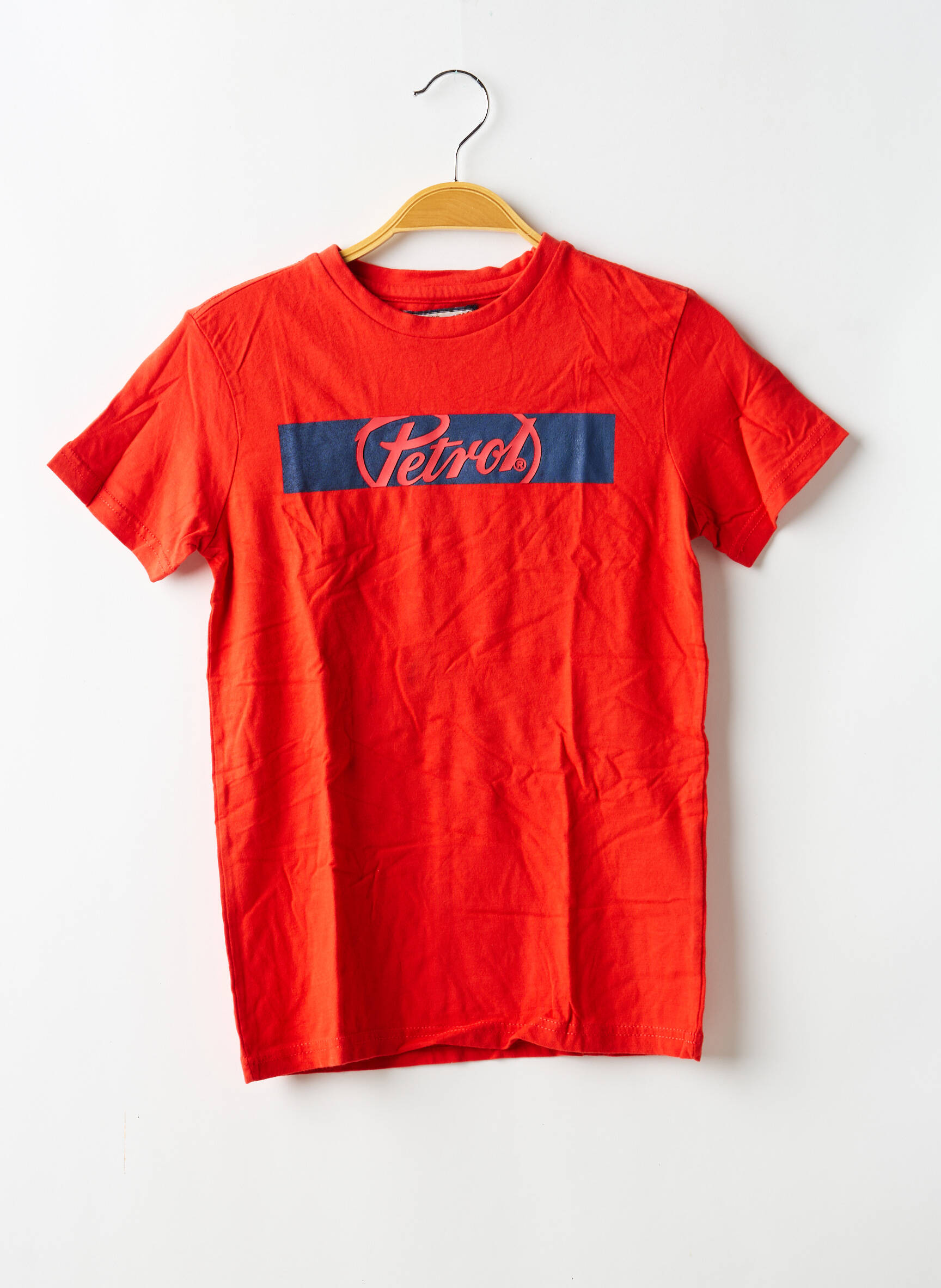 Tricou elasticitate mâneci scurte roșu PETROL INDUSTRIES băiat
