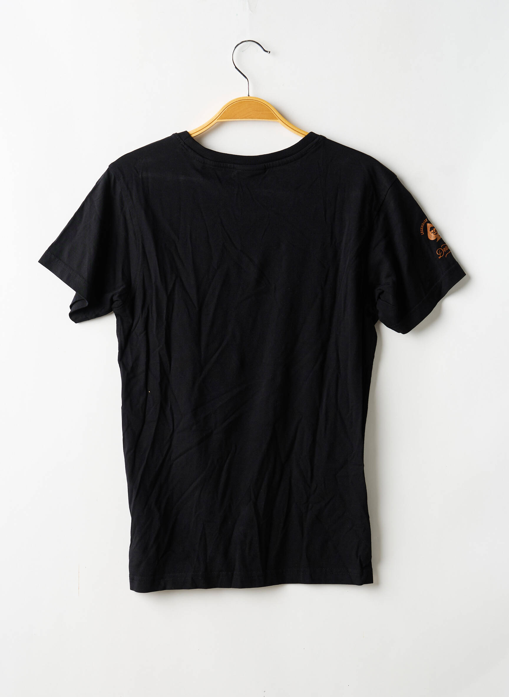 Tricou elasticitate mâneci scurte negru DEELUXE băiat