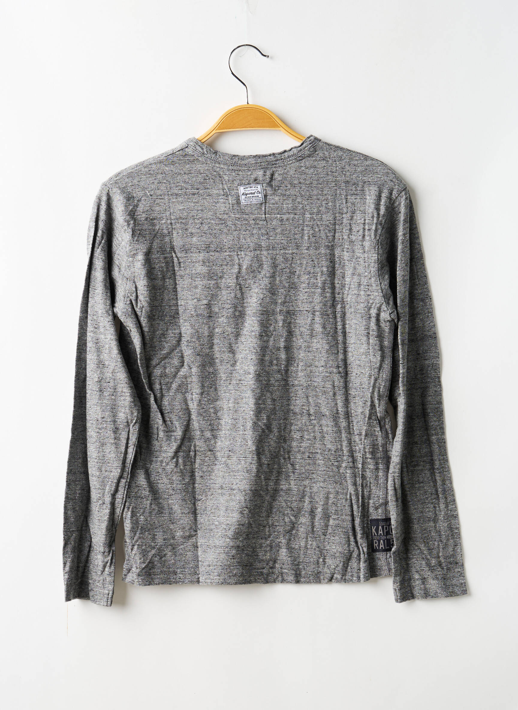 Tricou mâneci lungi mâneci lungi gri KAPORAL băiat