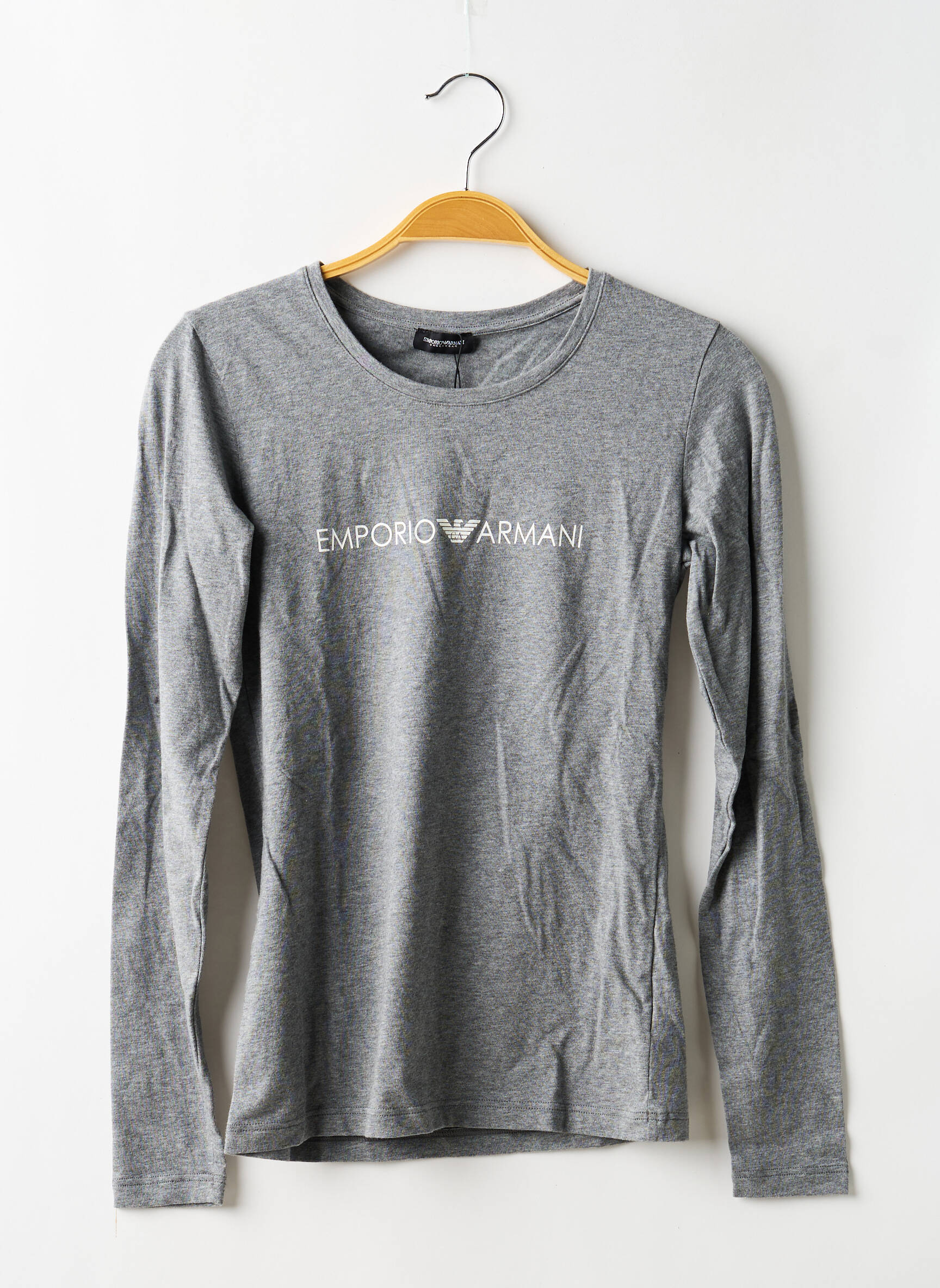 Tricou mâneci lungi mâneci lungi gri EMPORIO ARMANI băiat