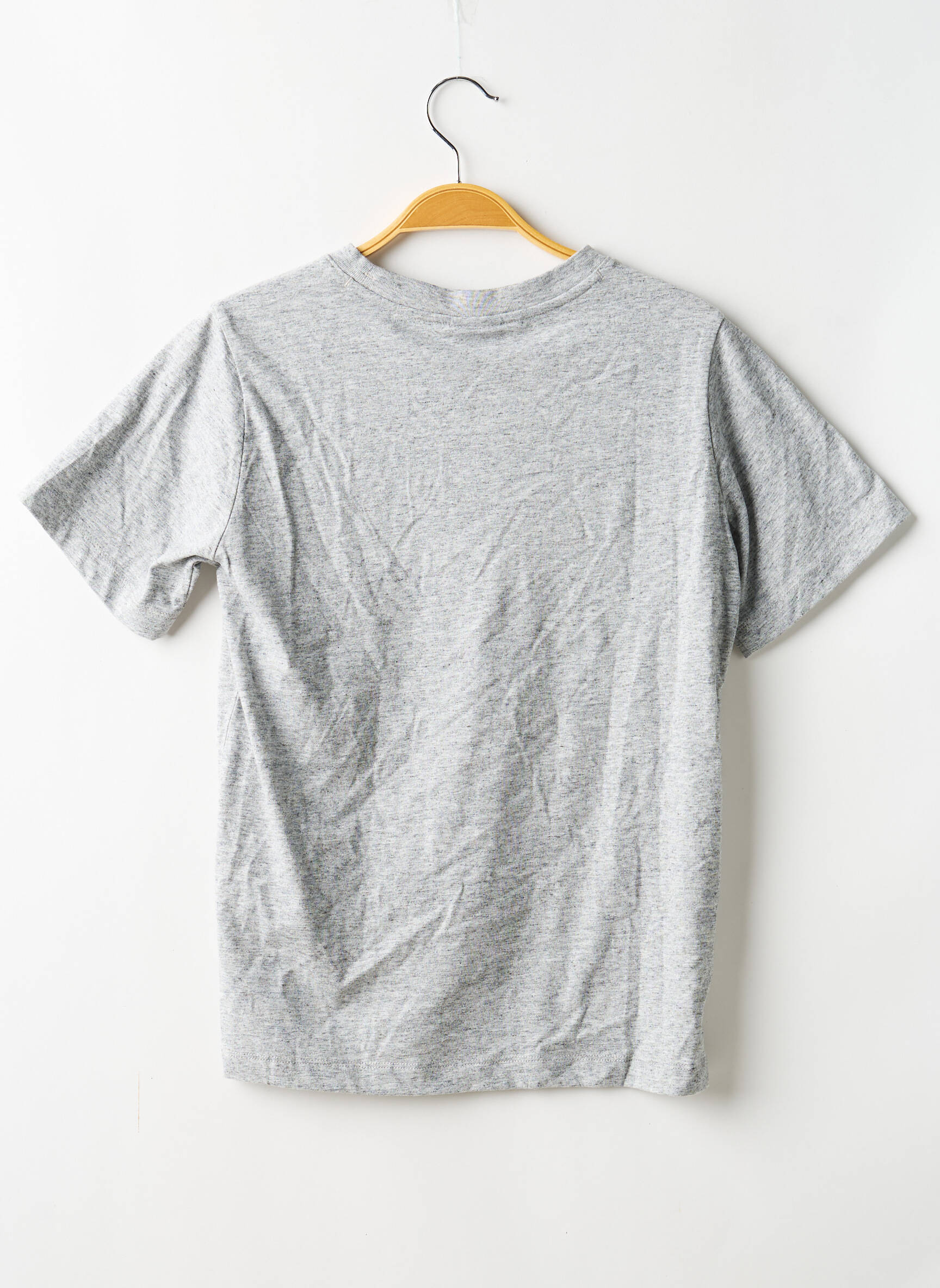 Tricou țesătură melanj mâneci scurte gri CHAMPION bărbat