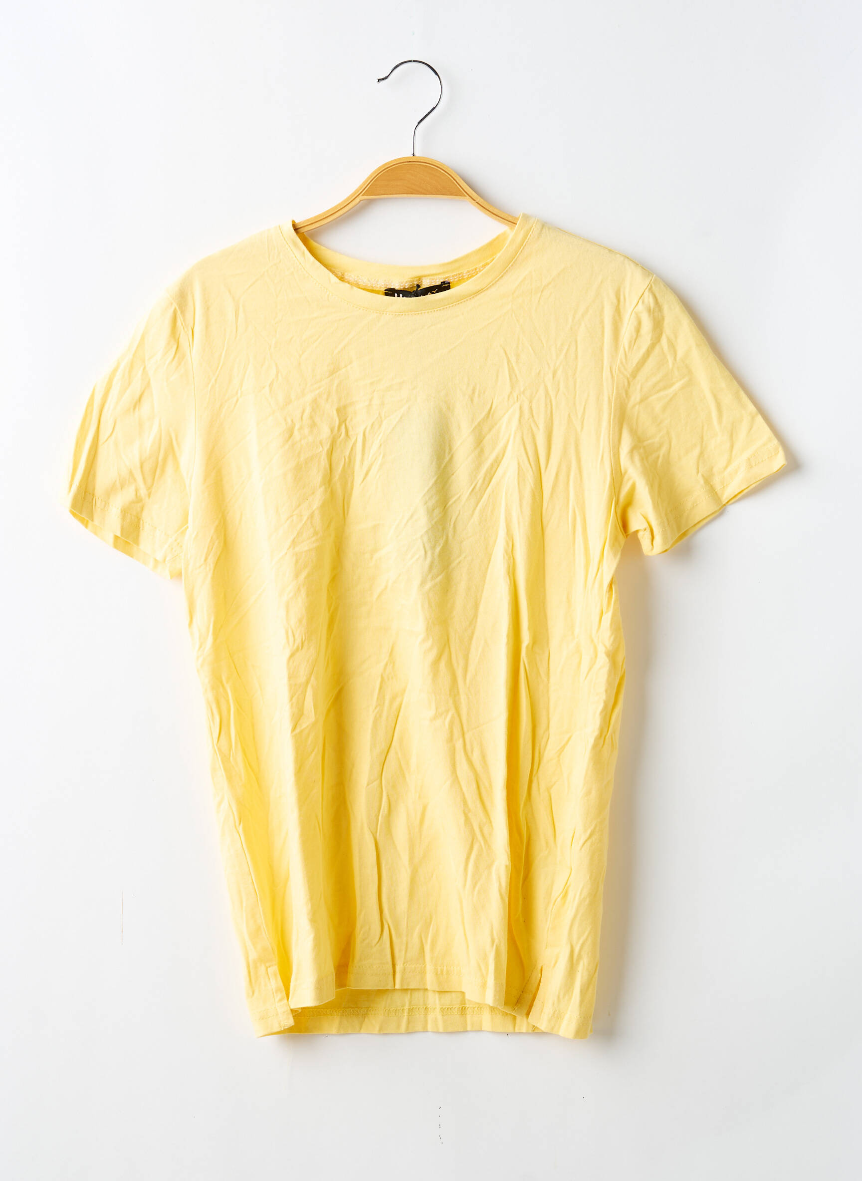Tricou elasticitate mâneci scurte galben UNIPLAY bărbat