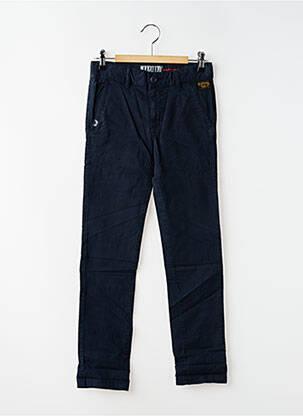 Pantalon chino elasticitate mărime reglabilă albastru KAPORAL băiat