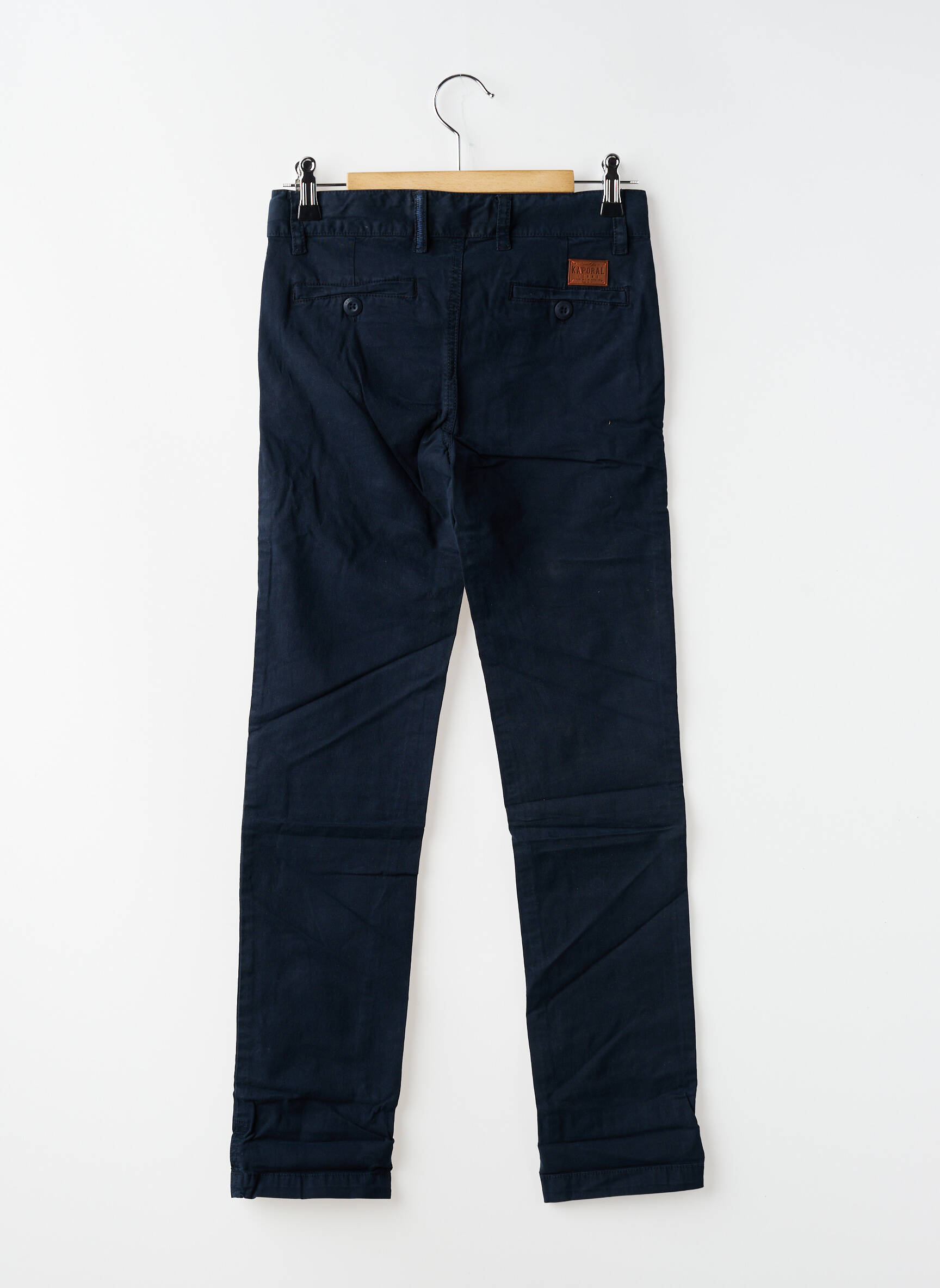 Pantalon chino elasticitate mărime reglabilă albastru KAPORAL băiat