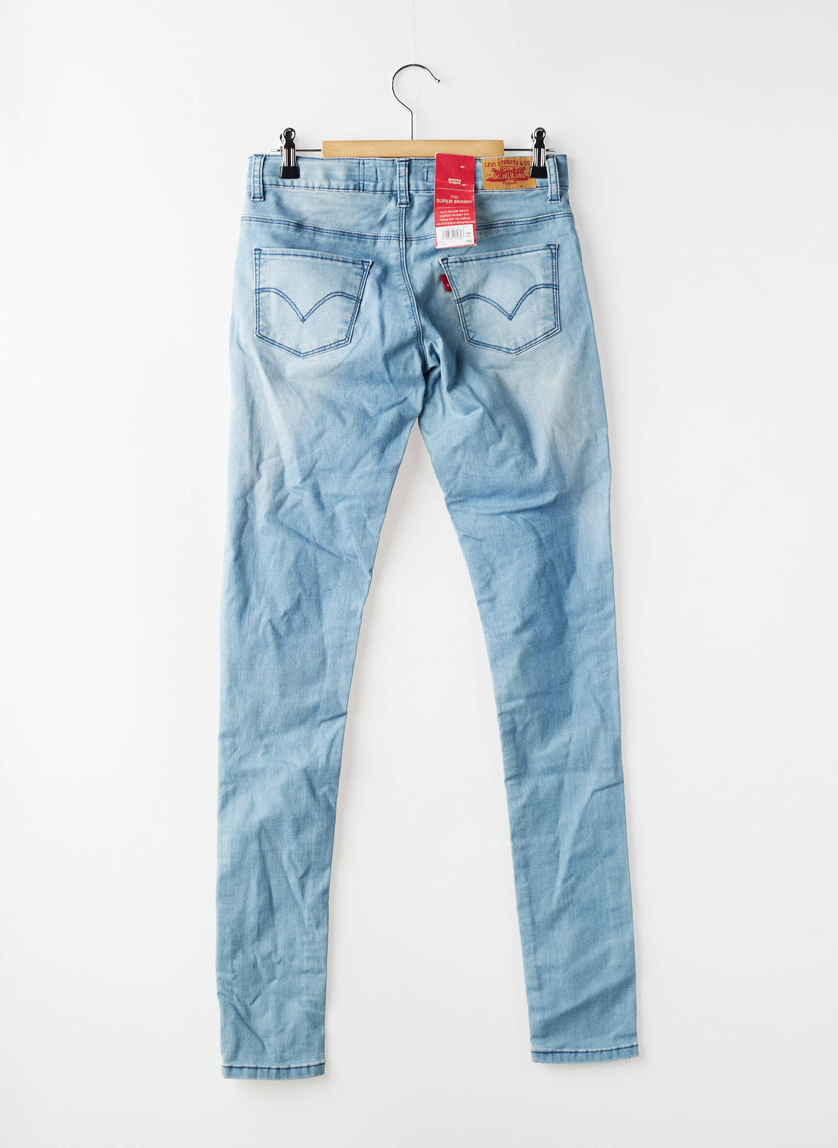 Blugi skinny elasticitate mărime reglabilă albastru LEVI'S băiat