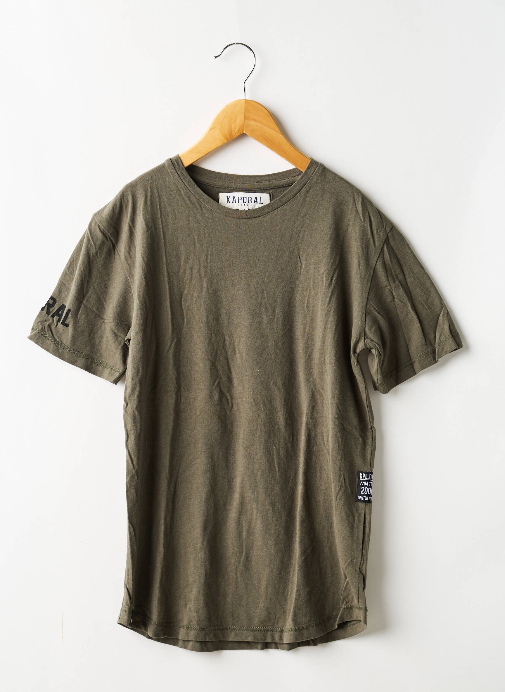 Tricou elasticitate mâneci scurte verde KAPORAL băiat