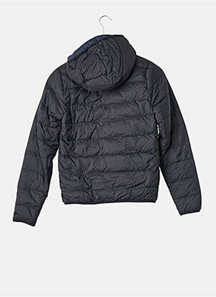 Geacă matlasată reversibil cu glugă negru HUGO BOSS băiat