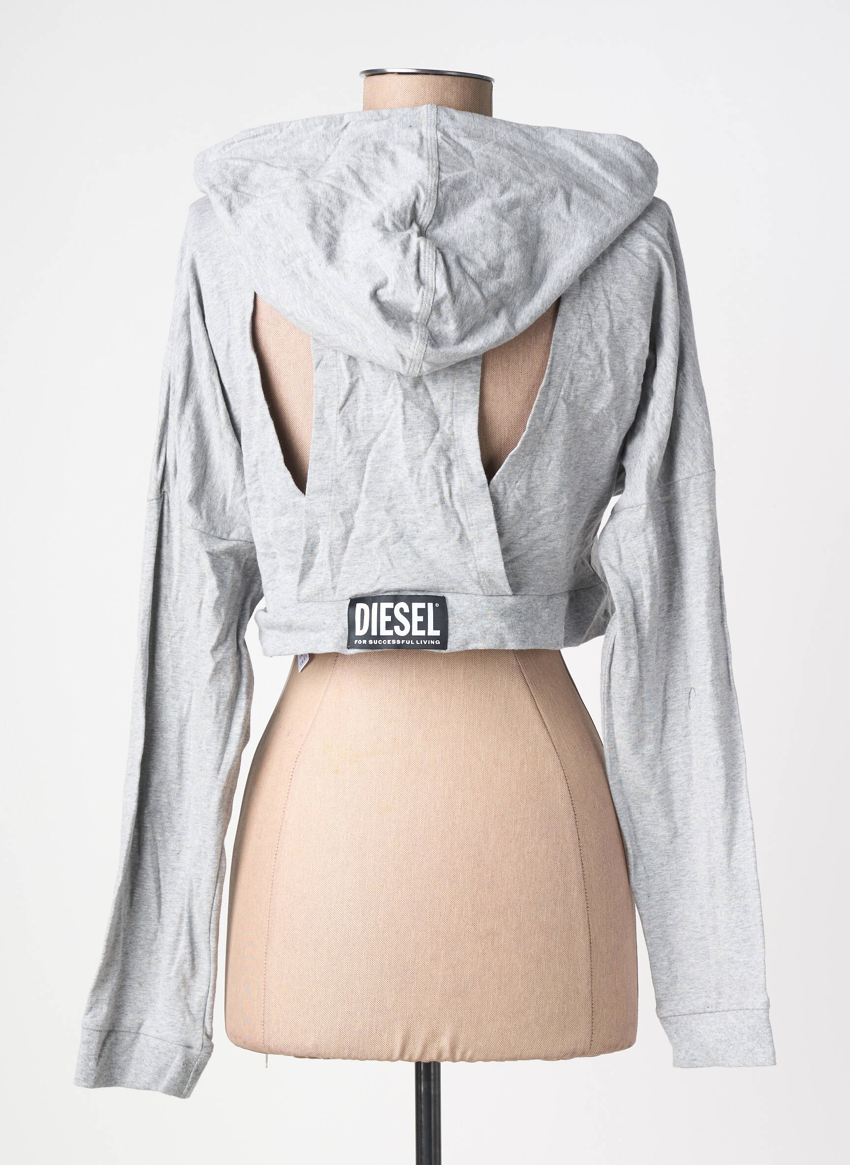 Tricou mâneci lungi mâneci lungi gri DIESEL femeie