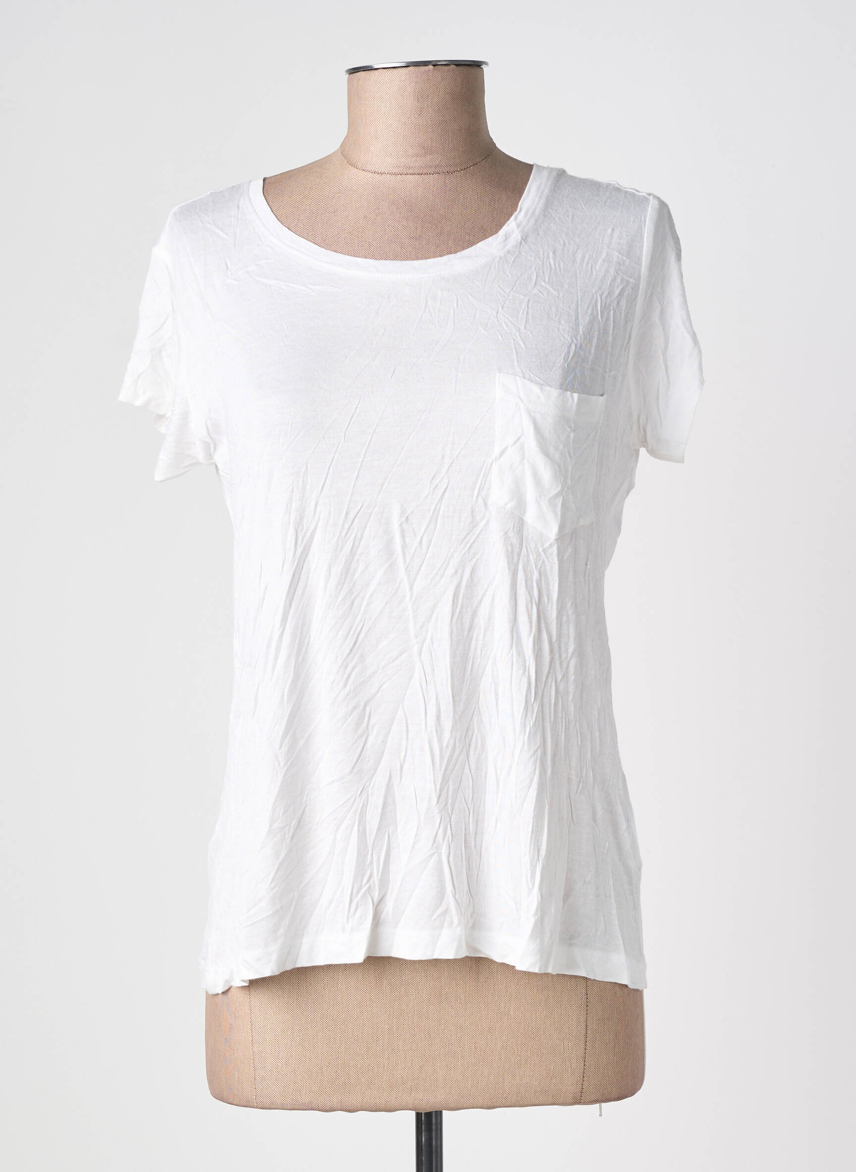 Tricou elasticitate mâneci scurte alb TIFFOSI femeie