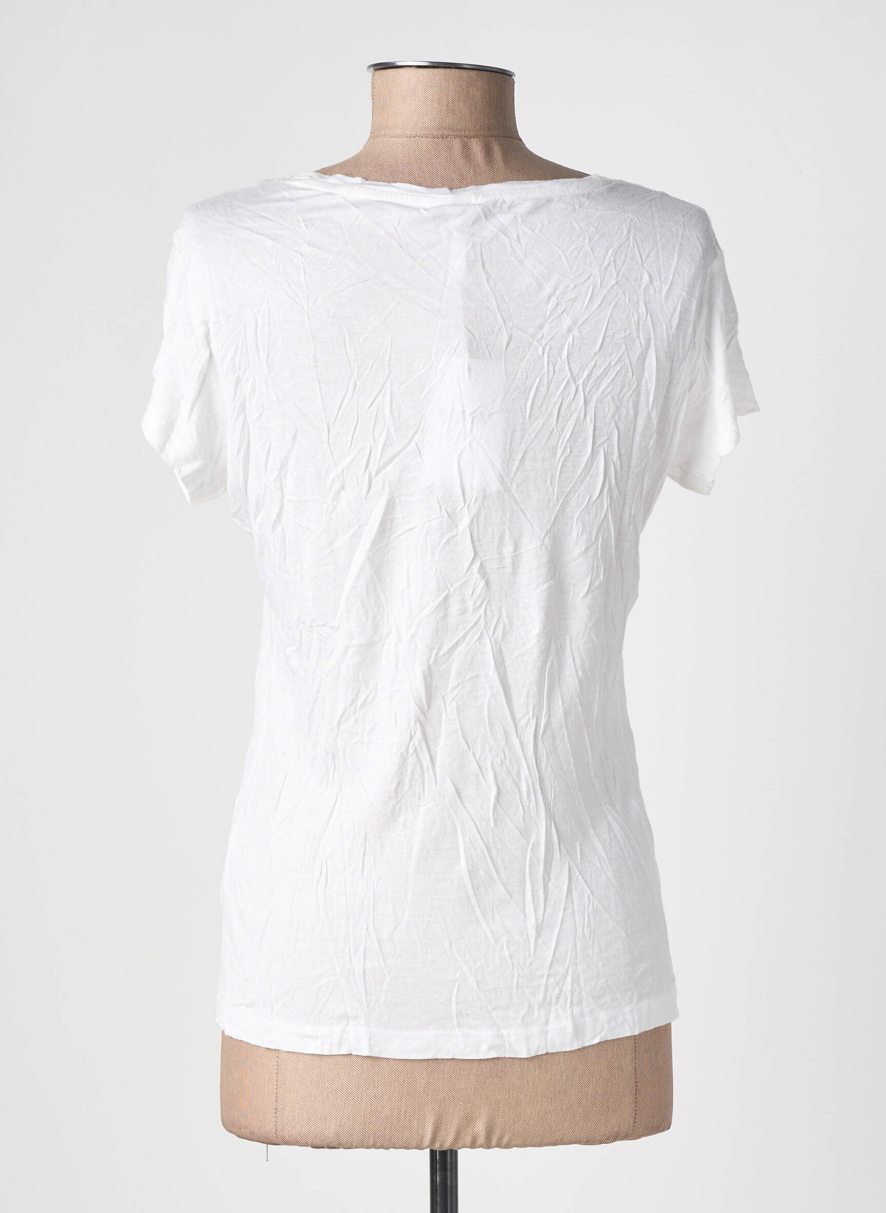 Tricou elasticitate mâneci scurte alb TIFFOSI femeie
