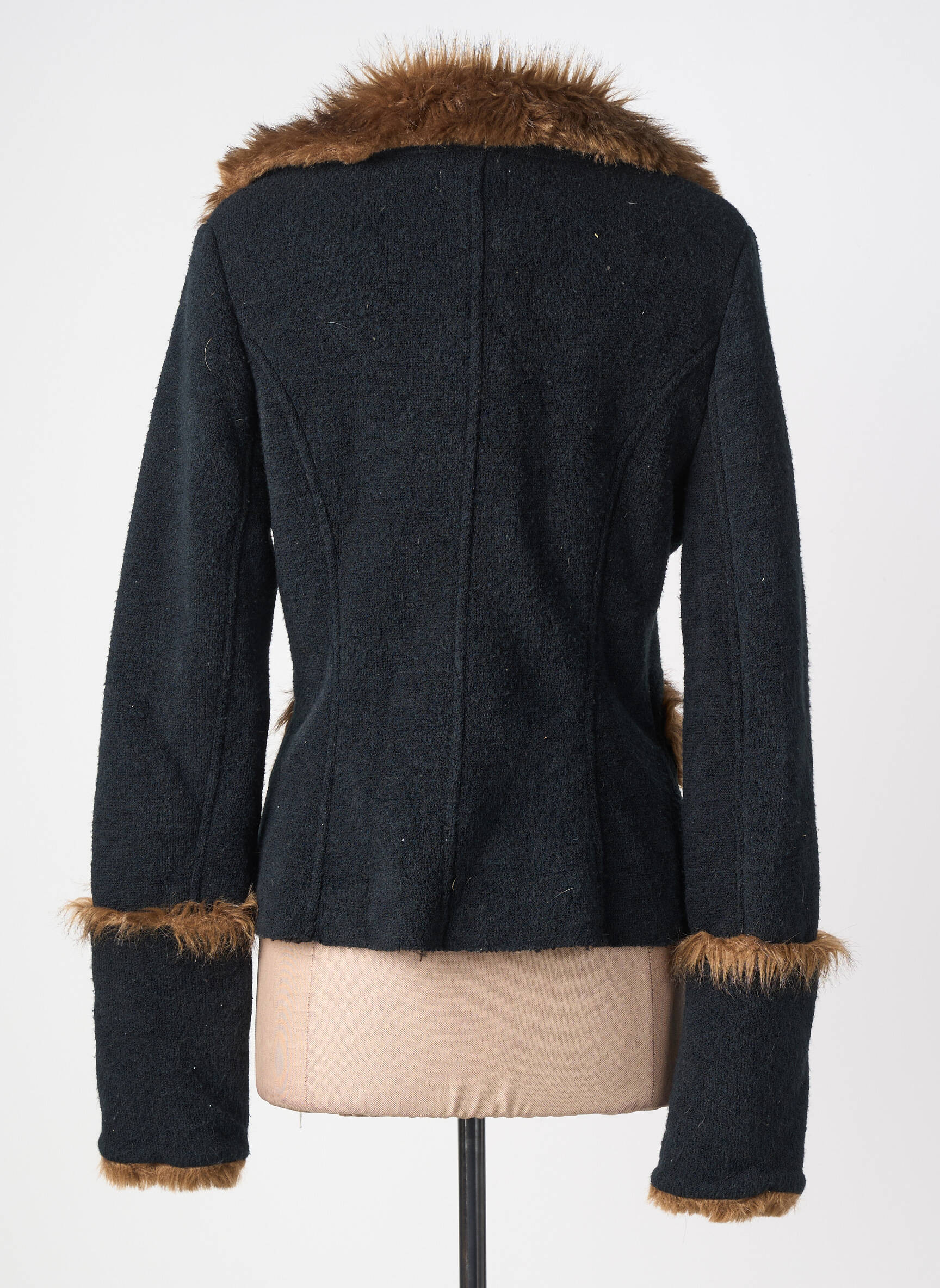 Jachete casual guler tip costum negru MOLLY BRACKEN femeie