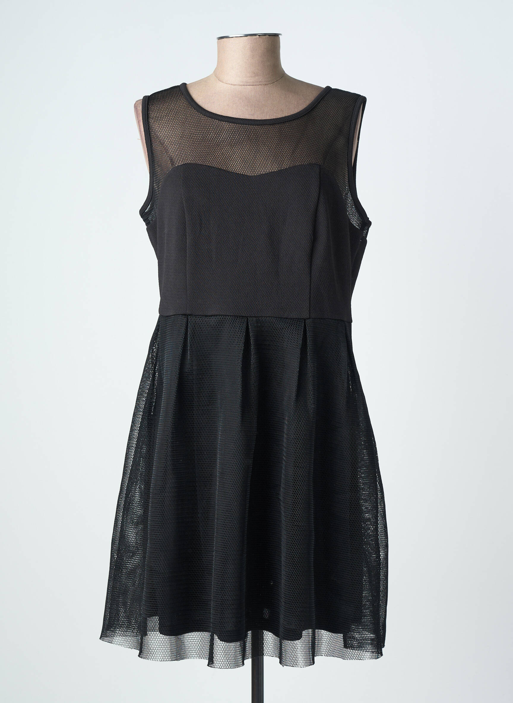 Rochie scurtă fără mâneci fără mâneci negru MOLLY BRACKEN femeie