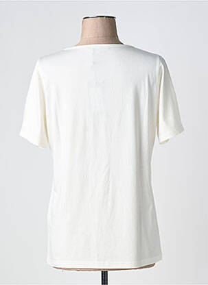 Tricou elasticitate mâneci scurte alb TELMAIL femeie