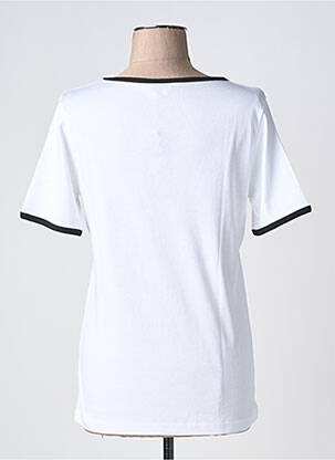 Tricou serigrafie mâneci scurte alb TELMAIL femeie